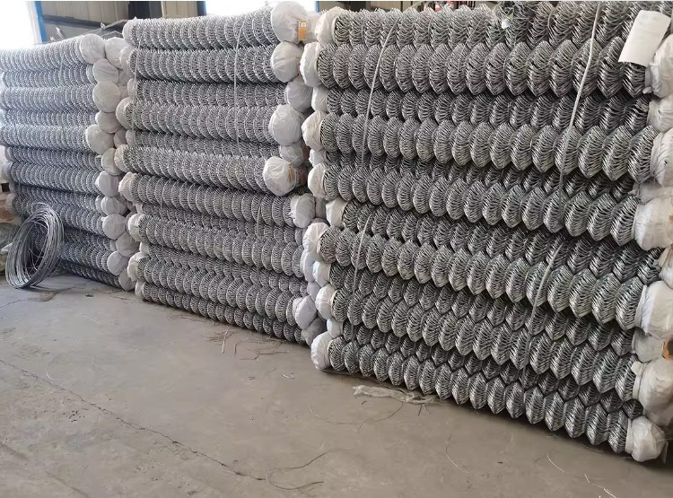 6x12ft Portable Galvanized Construction Chain Link Fence Temporary Fence Panel
