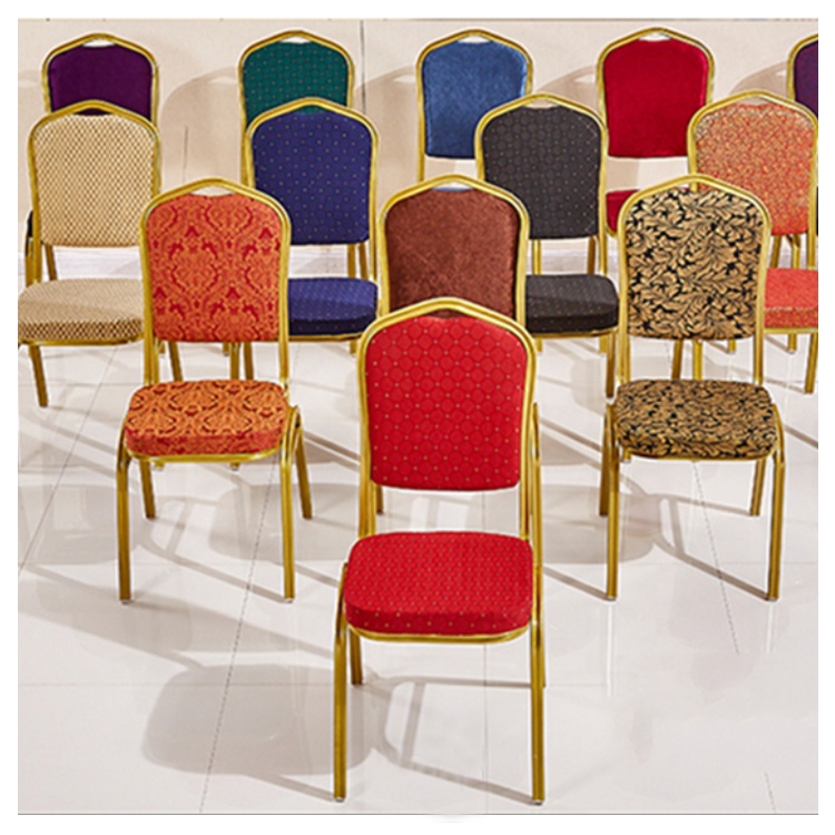 Banquet chairs in elegant event venue setup
