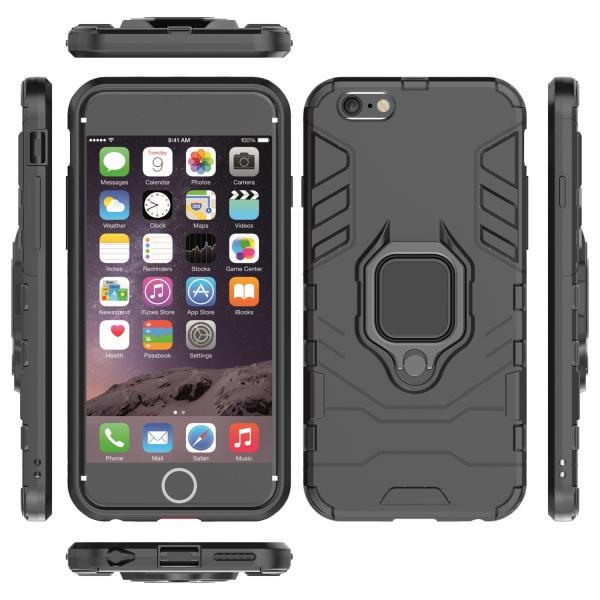 Armor Shockproof Case For iPhone 6, 6s Finger Ring Holder Phone Cover Coque