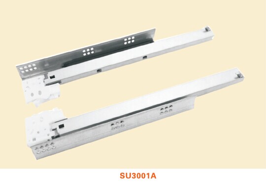 SU3001 Three-fold Full Extension Undermount Drawer Slide Series (With Locking clip and Damper)