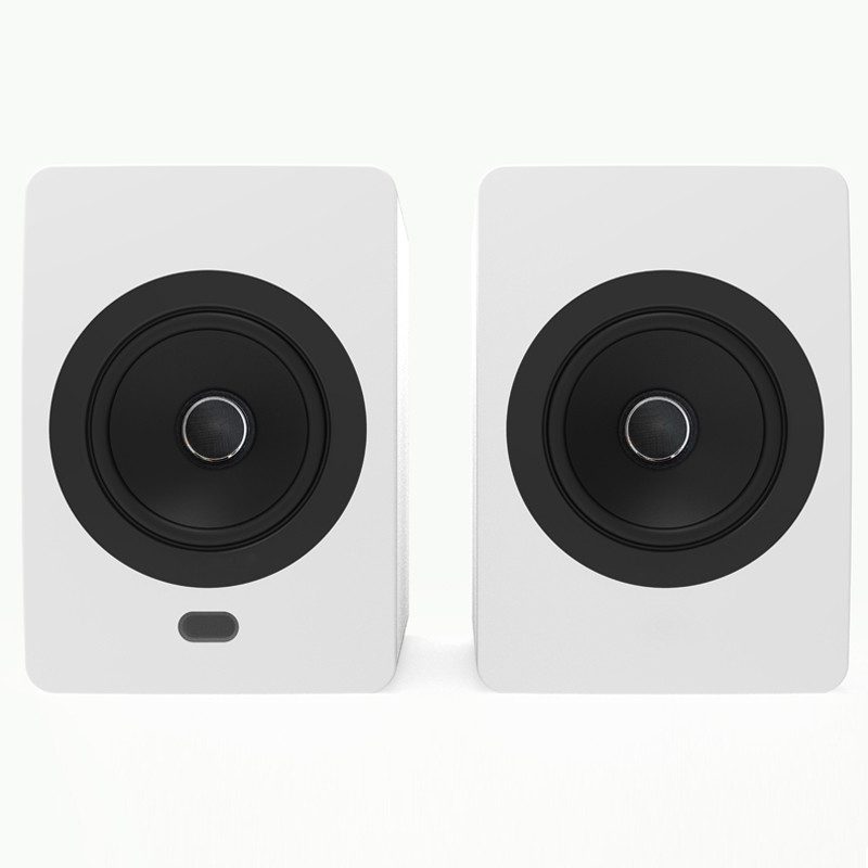 Powered Bookshelf Bluetooth TWS Speakers Wireless Wooden Cabinet HiFi Stereo Loudspeaker