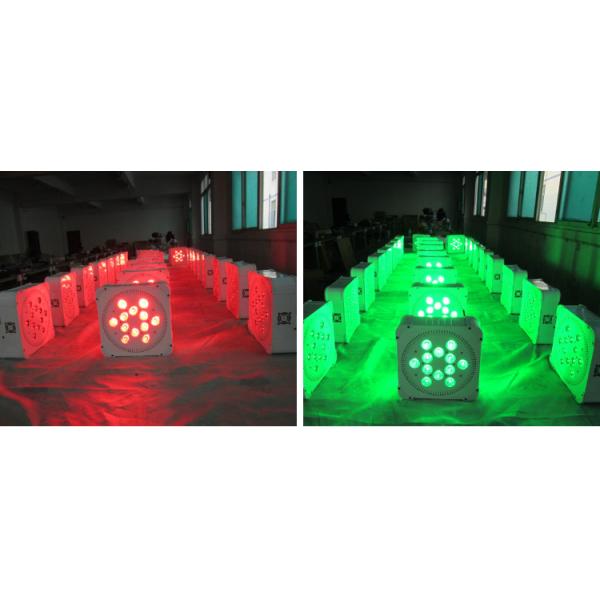 Ultra Bright Wireless Par Cans Lights , Remote Controlled Wireless Led Lights