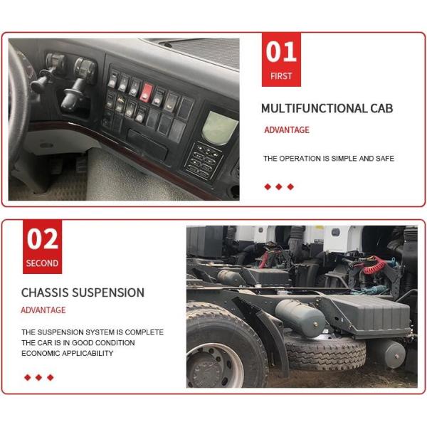 30 Ton 10 Tyres Used Tractor Trucks , 6x4 Second Hand Tractor Unit