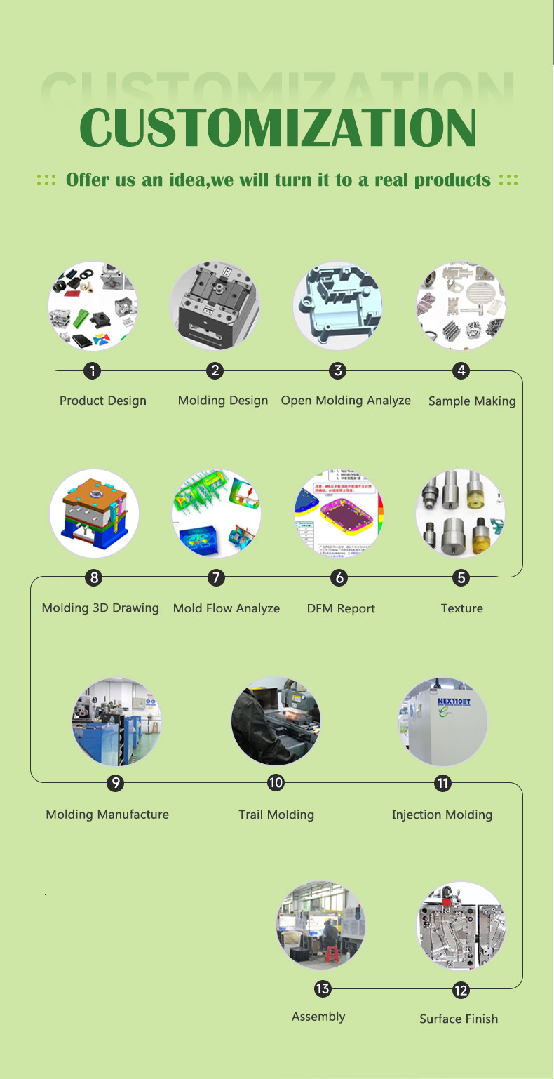 S136H Steel Toolings With Moldflow Analysis For Pre-Placed Insert Injection Molding
