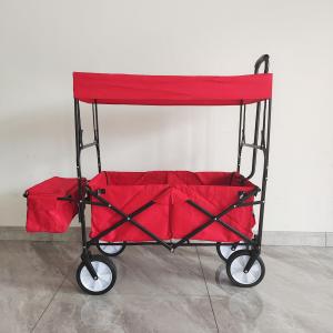 China Outdoor Camping Wagon Cart Stroller With Roof For Children Picnic Beach wholesale