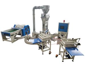 China 6D-15D Polyester Staple Fibier Memory Foam Automatic Pillow Making Machines on sale