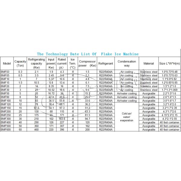 10T/24H Automatic Ice Storage System Flake Ice Making Machines Commercial Industry for seafood/fresh/concrete cooling