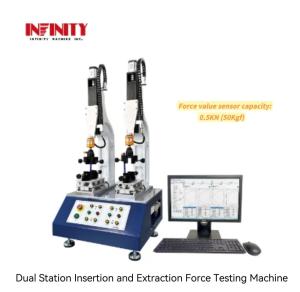 China High Applicability Dual Station Insertion And Extraction Force Testing Machine wholesale
