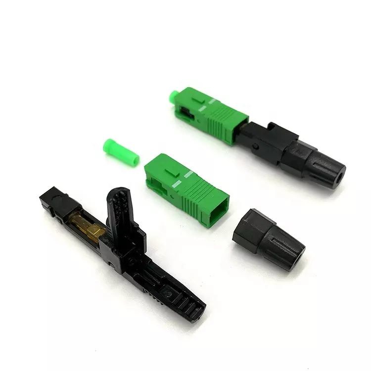 FTTH Field Installable Fiber Optic Connector SC / APC Fast Connector