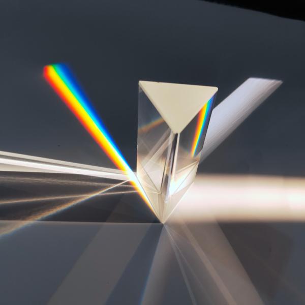 Quality Optical Right Angle Glass Prism Shape Customizable For Lighting for sale