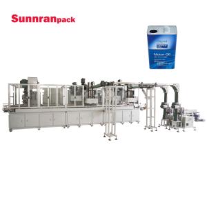 China 1-5L Rectangular Tin Can Making Machine For Edible Oil Thinner on sale
