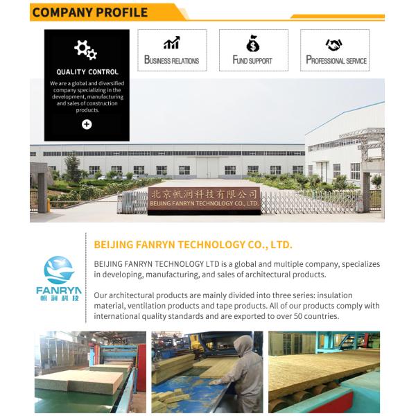 Fireproof Thermal Insulation Rock Wool Board Insulation Material