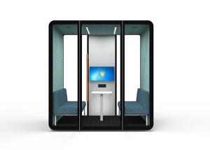Isolate the noise booth be quiet for rest with advance ventilation system heavy duty super box design