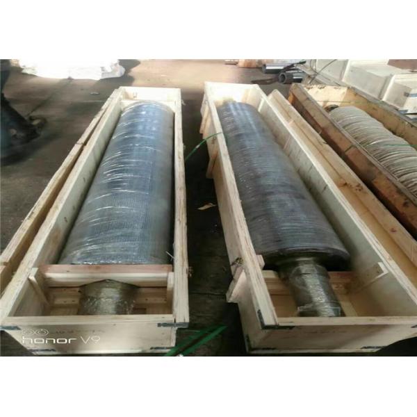 48crmo Alloy Steel Corrugated Roller Chrome Plating For Corrugator Lines