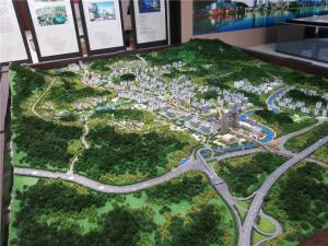 China Customized Miniature City Model Sketch up 3D Drawing Painted / Layered Color wholesale