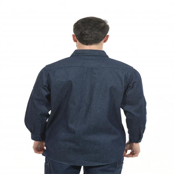 CFR Long Sleeve Denim Welding Shirt 280gsm CAT 2 UL Certificate