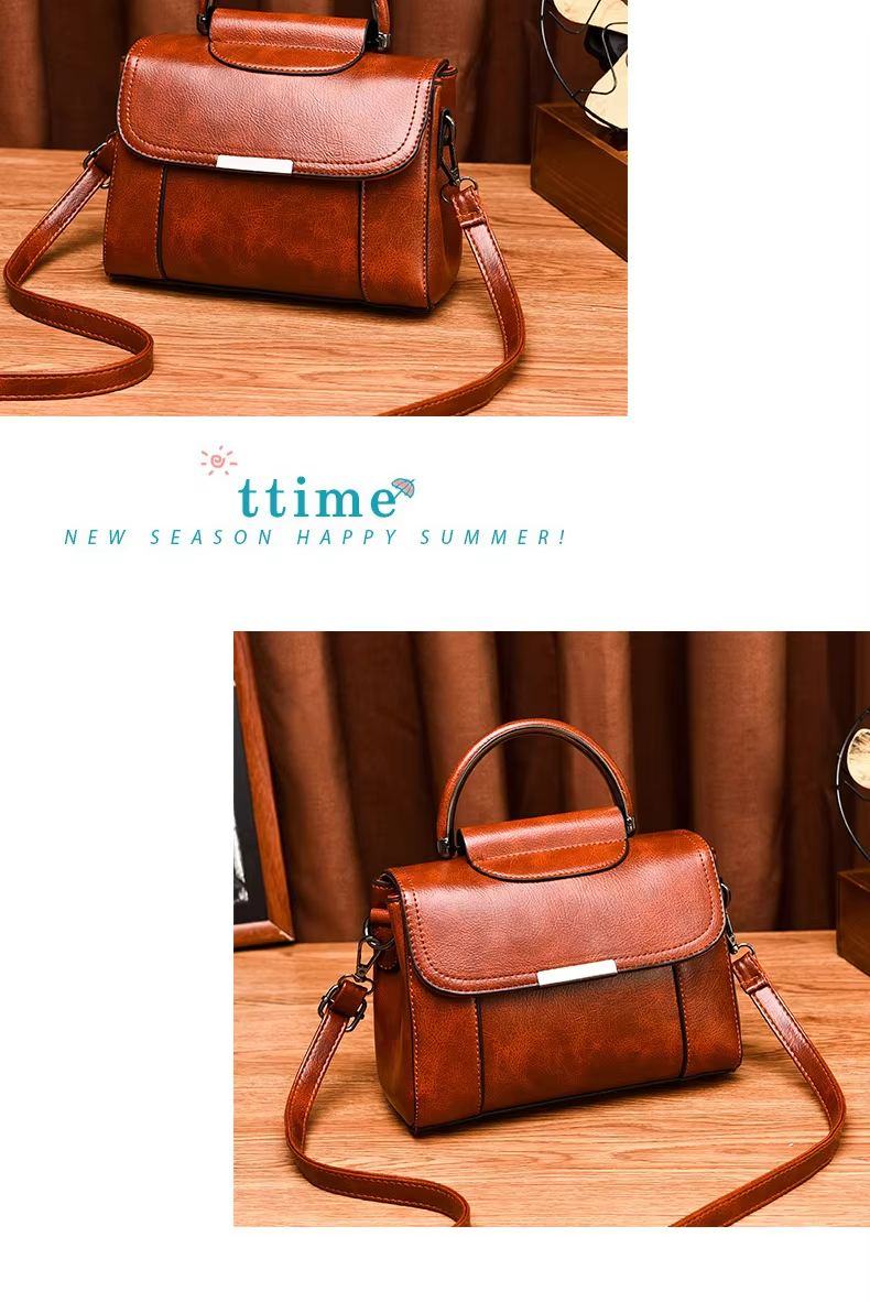 Main Material PU Classic Clutch Handbag Simple Solid Color Cross-Body/Shoulder Bag