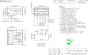 LINK-PP LPUSB1121 Single Port Usb AF 90° DIP