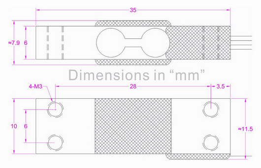 micro single point load cell 5kg
