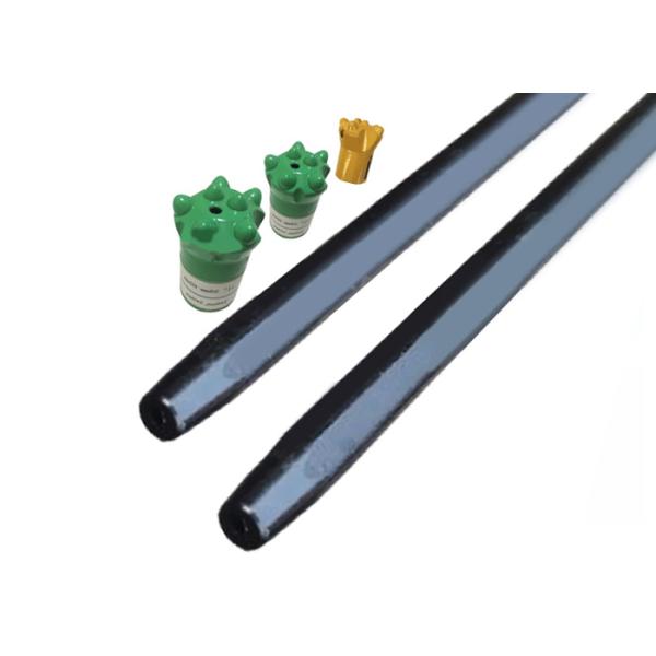 H22 Water Well Drill Pipe Taper Drill Pipe 11 Degree Carbon Steel Material