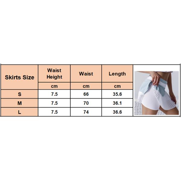 Light Blue Womens Golf Clothes Anti Glare Tennis Badminton Pleated Skirt Ladies