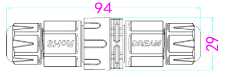 Aviation Circular Waterproof Power Connector Male Female Circular Connector