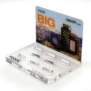 China Custom Assembled Plexiglas Counter-top Display Acrylic Display Stands for Skincare and Makeup Products wholesale