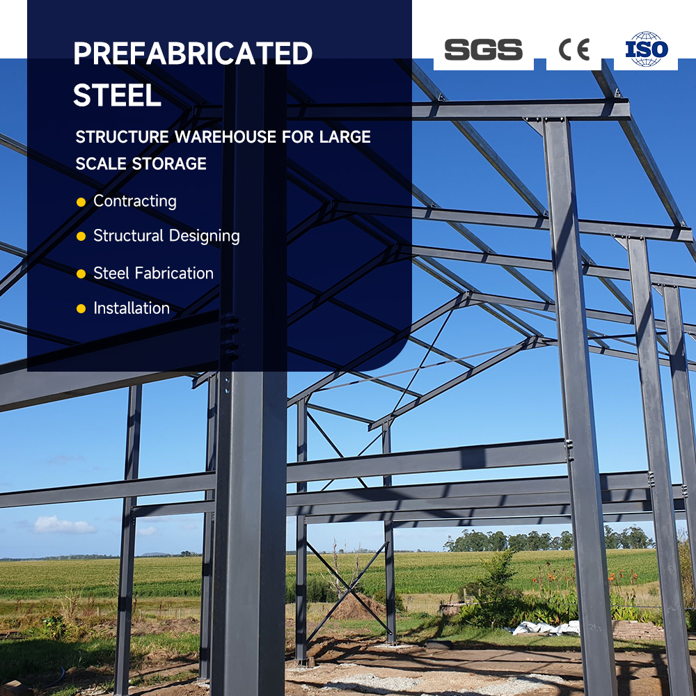 Easy Installation and Good Prices Prefabricated Steel Structure Warehouse Building for Q235/Q355 Material