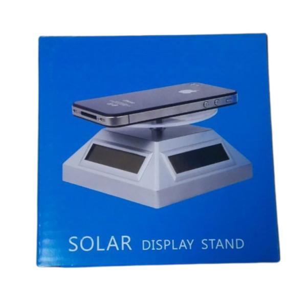 Custom Logo Rotating Solar Display Stand With Load Weight 300g Solar Showcase