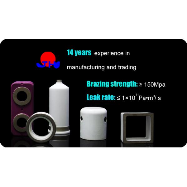 Industrial Glazed Alumina Metallized Ceramic Parts