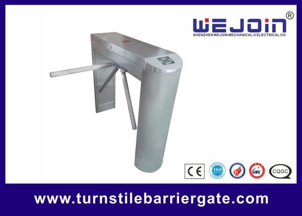 Quality Waist High Rfid Turnstile Barrier Gate , Access Control Motorized Tripod Access System for sale