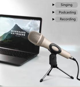 China Clear Sound 3mA Studio Condenser Microphone For Youtube Vlogging wholesale