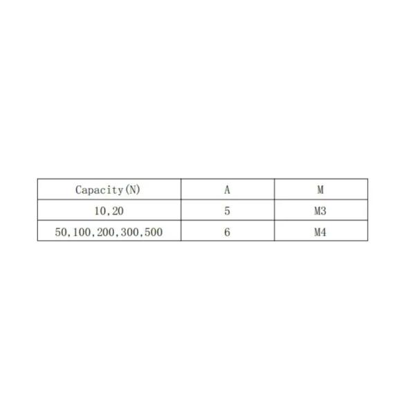 1000n S Type Load Cell for Tensile Compressive Force