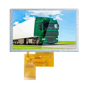 China High Resolution TFT Display 5 Inch IPS Display 800*480 Wide Temperature Range wholesale