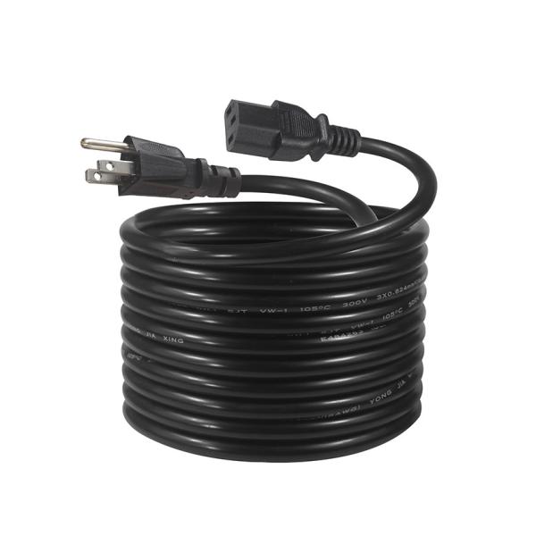 Quality 6FT Monitor Laptop Power Cord 3Prong Nema 515P to IEC 320 C13 for Home Appliance for sale