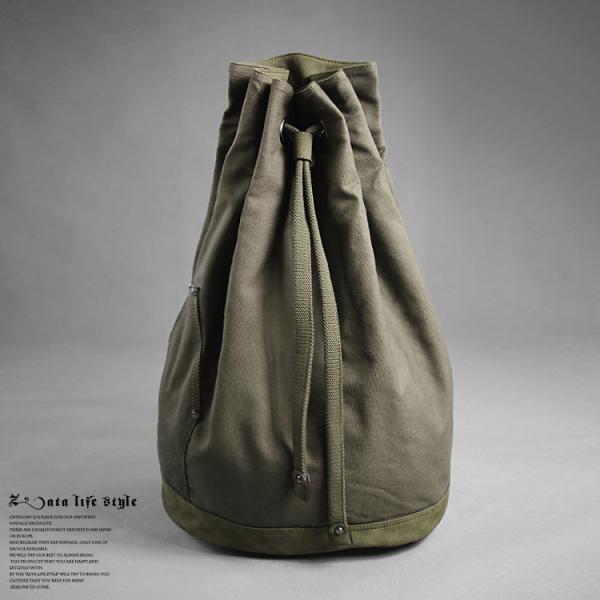 Quality Environmentally Friendly Waterproof Drawstring Bag Army green Medium Size for sale