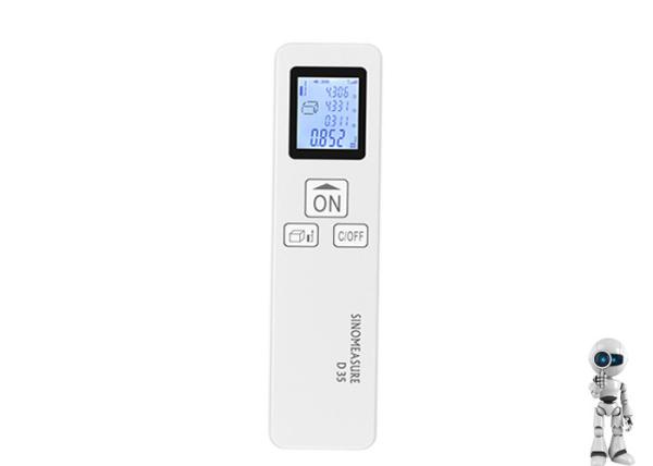 Quality White Professional Laser Distance Gauge Precision Ranging Measuring Tool for sale