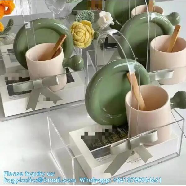 Simple Acrylic Portable Flower Basket High-End Portable Candy Gift Box Plexiglass, PMMA, Perspex sheet