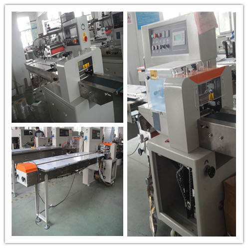 2014hot sell factory pirce snacks biscuits chocolate rectangular bag packing machine