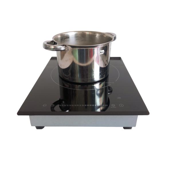 Quality Mirror Screen Printing 380mm Single Burner Induction Cooktop for sale