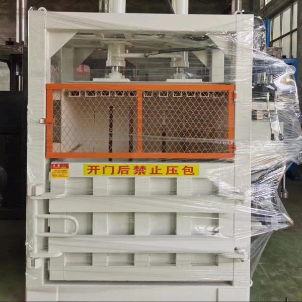 Quality Double Cylinder Waste Paper Baler Packer Wrapping Machine For Compression And Packaging for sale
