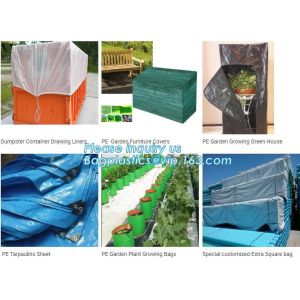 Environmental 6 Mil Drawstring Dumpster Container Liners,6Mil Drawstring Open