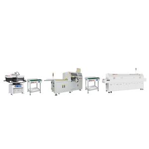China Semi Auto High Flexibility Led Bulb Assembly SMT Line Machine wholesale