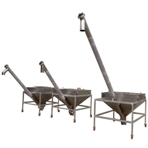 304 Stainless Steel Tubular Screw Conveyor Food Industry