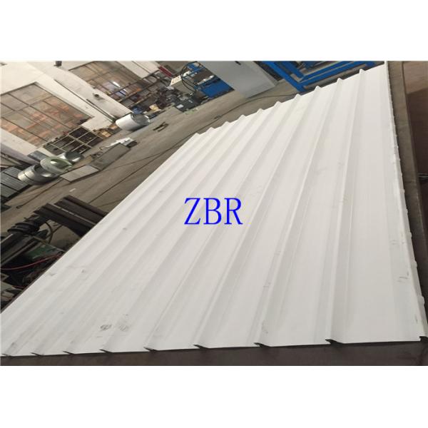 Wall Panel Roll Forming Machine , Tile Roof Making Machine Galvanized Metal Roofing Equipment