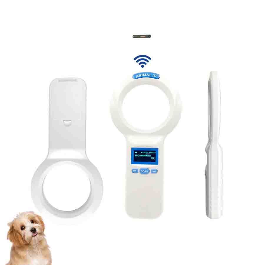 Rechargeable Lithium Battery Powered RFID Microchip Scanner Simplifying Identification Processe