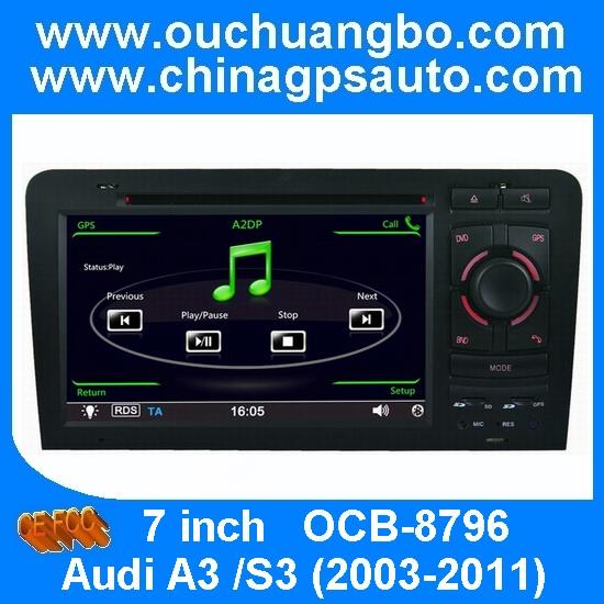 Quality Ouchuangbo DVD radio multimedia player for Audi A3 /S3 2003-2011 with iPod canbus USB SD for sale