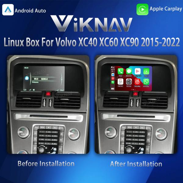 ViKNAV Linux Interface Box for XC40 XC60 XC90 2015-2022 with Wireless CarPlay