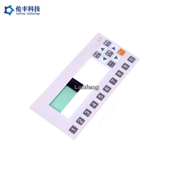 Quality Polyester PET Flat Membrane Switch , Metal Dome Membrane Switch Customized Design for sale