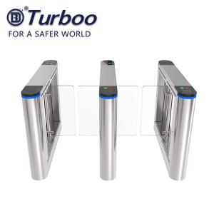 China Security Control de Acceso-Pederstrain Flap barrier Gate-QR Code-community entrance-Colecionador de cartões-RFID/QR Code wholesale